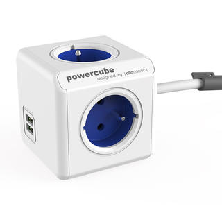 Rozgałęźnik PowerCube Extended USB niebieski