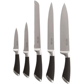 Noże kuchenne ze stali nierdzewnej MOTION, zestaw 5-częściowy