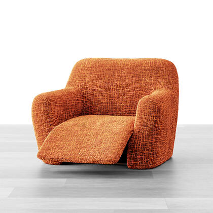 Bi-elastyczne pokrowce GRAFITI NOWE cegła, fotel relaks (sz. 70 - 90 cm) 1