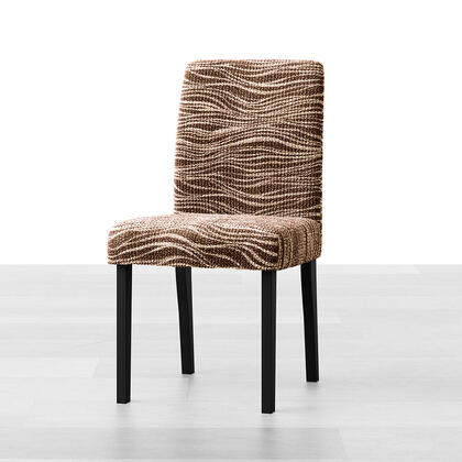 Bi-elastyczne pokrowce UNIVERSO NOWE cieniowane brąz, krzesła z oparciem 2 szt. 45 x 45 x 50 cm 1