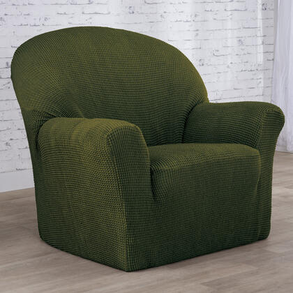 Super streczowe pokrowce NIAGARA zielone, fotel (sz. 70 - 110 cm) 1
