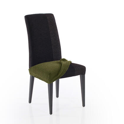 Super streczowe pokrowce NIAGARA zielone, krzesła - siedzisko 2 szt. 40 x 40 cm 1