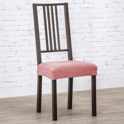 Super streczowe pokrowce NIAGARA koralowe, krzesła - siedzisko 2 szt. 40 x 40 cm