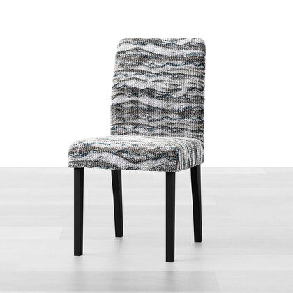 Bi-elastyczne pokrowce OCEANO NOWE szaroniebieskie, krzesła z oparciem 2 szt. (45 x 45 x 50 cm) 1