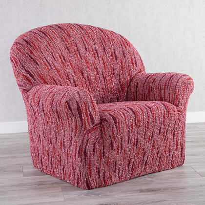 Bi-elastyczne pokrowce NOVELO bordowe, fotel (sz. 60 - 110 cm) 1