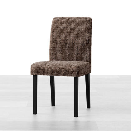 Bi-elastyczne pokrowce VITTORIA brązowe, krzesła z oparciem 2 szt. (45 x 45 x 50 cm)