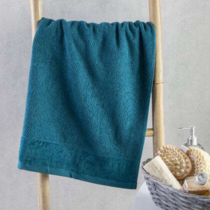 Ręcznik kąpielowy frotte VITO ciemny turkus 70 x 140 cm