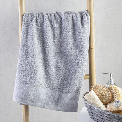Ręcznik kąpielowy frotte VITO szary 70 x 140 cm