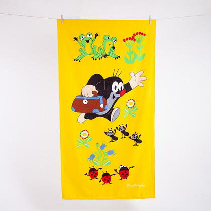 Ręcznik dziecięcy KRECIK I ŻABKI 75 x 150 cm
