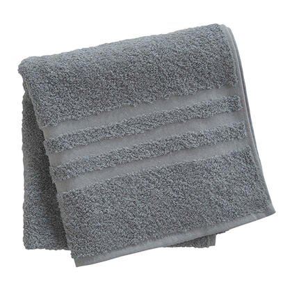 Ręcznik kąpielowy frotte STANDARD szary 70 x 140 cm 1