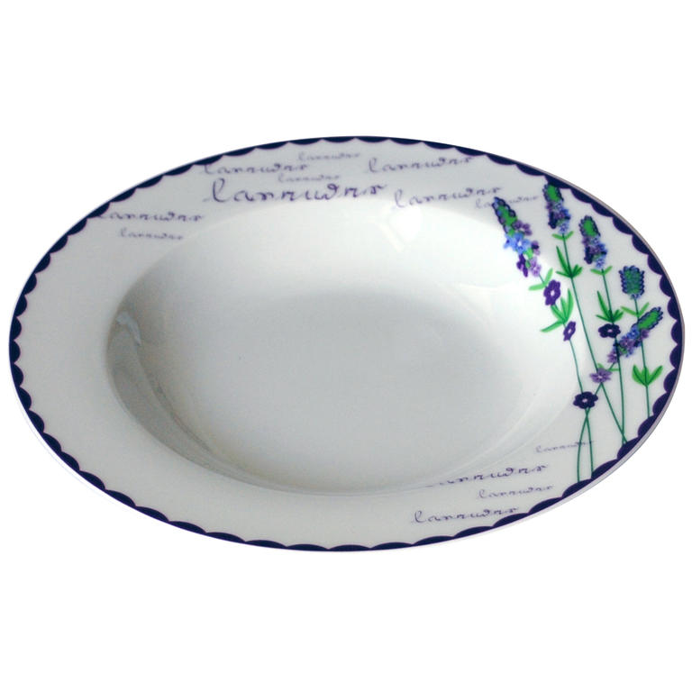 Ceramiczny talerz głęboki Lawenda 21,5 cm 1