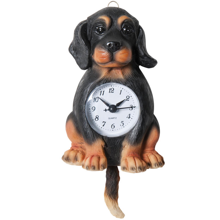 Zegar ścienny ceramiczny Pies 1