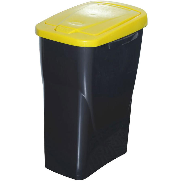 Kosz do segregowania śmieci żółta pokrywa 25 l 1
