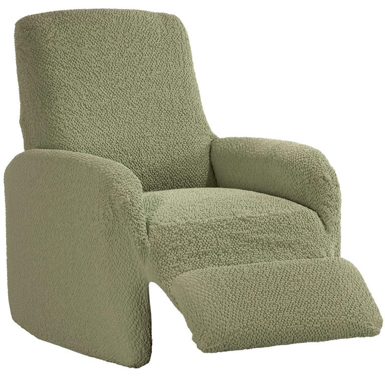 Bi-elastyczne pokrowce BUKLÉ groszkowy, fotel relaks (sz. 70 - 90 cm) 1
