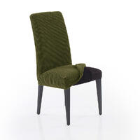 Super streczowe pokrowce NIAGARA zielone, krzesła z oparciem 2 szt. 40 x 40 x 55 cm 1