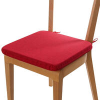 Poduszka siedzisko z możliwością prania BESSY czerwona, zestaw 4 szt. 1