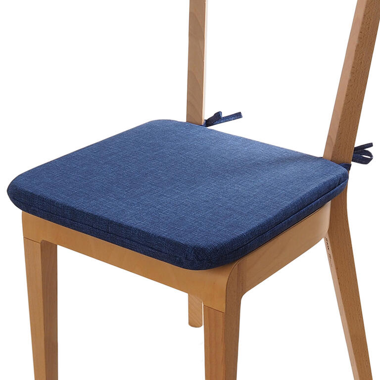 Poduszka siedzisko z możliwością prania BESSY niebieska 1