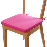 Poduszka siedzisko z możliwością prania BESSY różowa 1