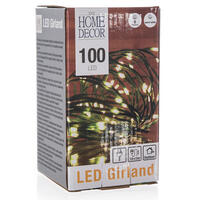 Łańcuch świetlny do wnętrz / na zewnątrz ciepłe białe światło, 100 LED, 10 + 5 m, 8 funkcji 2
