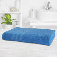 Ręcznik kąpielowy frotte STANDARD niebieski 70 x 140 cm 2