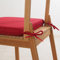 Poduszka siedzisko z możliwością prania BESSY czerwona, zestaw 4 szt. 4