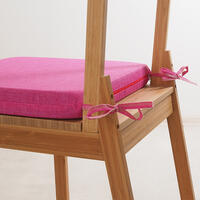 Poduszka siedzisko z możliwością prania BESSY różowa 4
